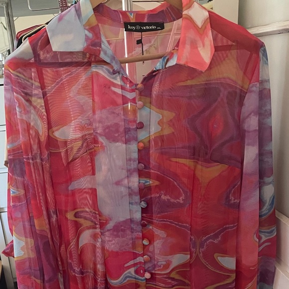 koy and victoria printed dress - Picture 2 of 3